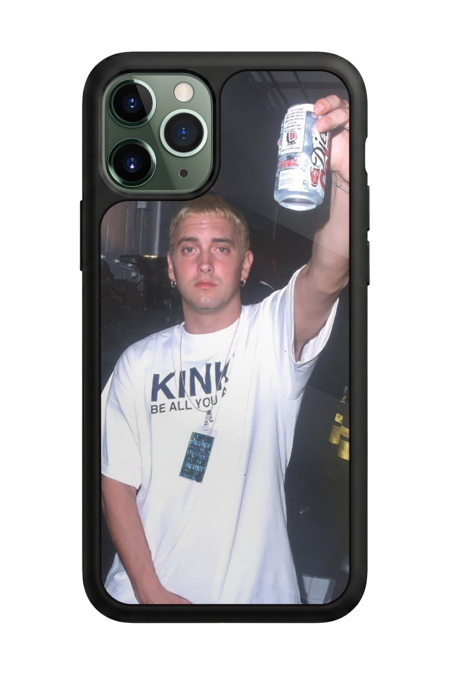iPhone 11 Pro Max Uyumlu Eminem Tasarımlı Glossy Premium Kılıf