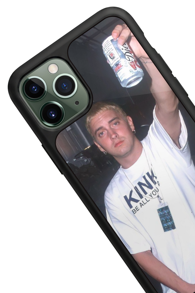iPhone 11 Pro Max Uyumlu Eminem Tasarımlı Glossy Premium Kılıf