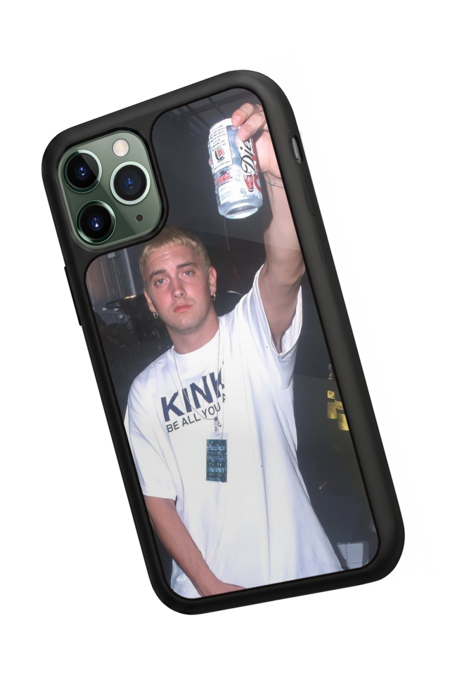 iPhone 11 Pro Max Uyumlu Eminem Tasarımlı Glossy Premium Kılıf