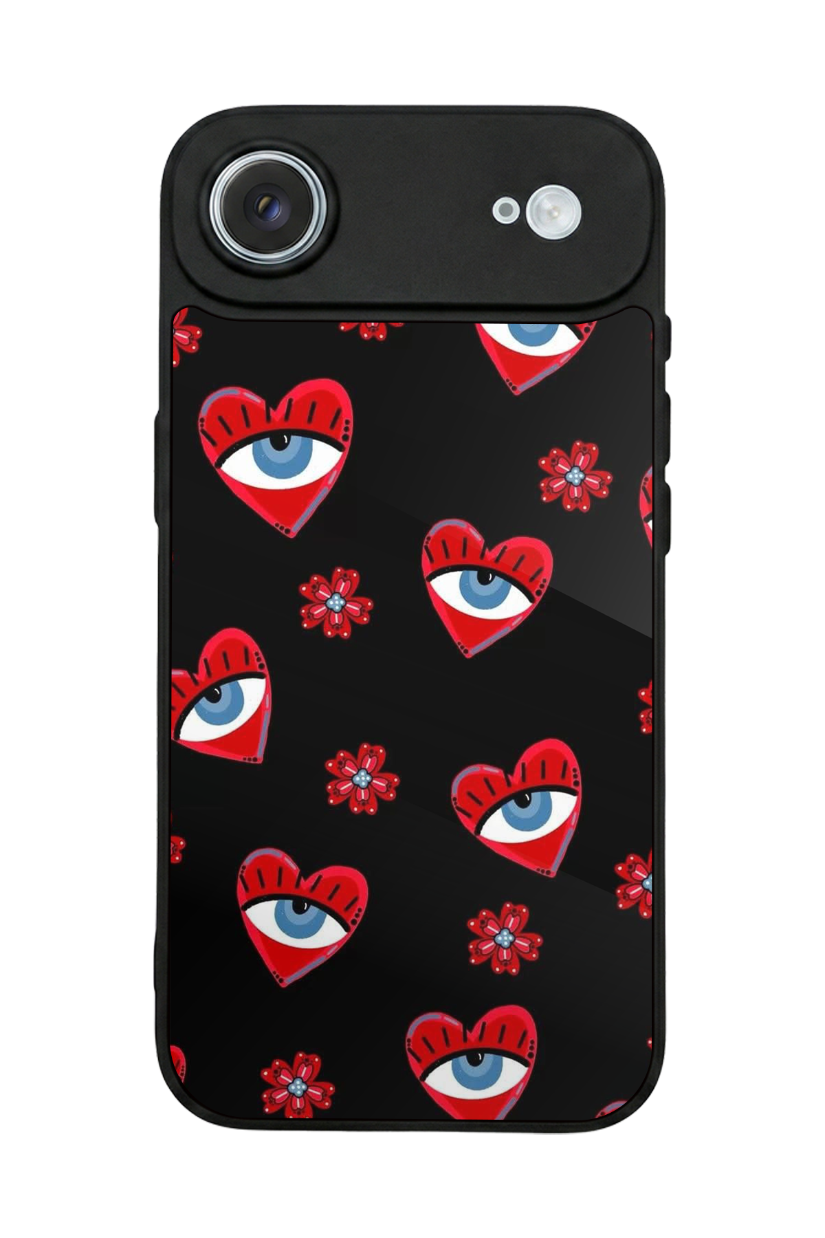 iPhone 17 Air Uyumlu Göz Tasarımlı Glossy Premium Kılıf