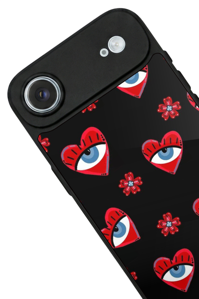 iPhone 17 Air Uyumlu Göz Tasarımlı Glossy Premium Kılıf
