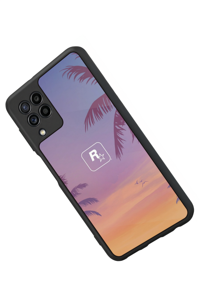 Samsung Galaxy M22 Uyumlu GTA Tasarımlı Glossy Premium Kılıf