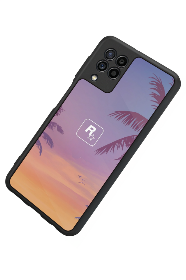 Samsung Galaxy M22 Uyumlu GTA Tasarımlı Glossy Premium Kılıf