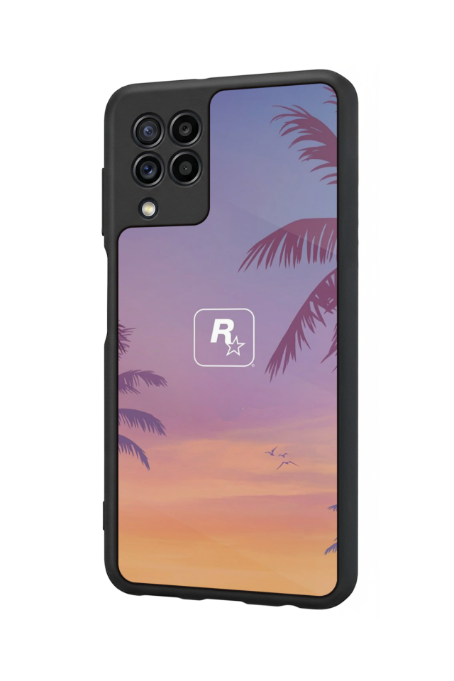 Samsung Galaxy M22 Uyumlu GTA Tasarımlı Glossy Premium Kılıf