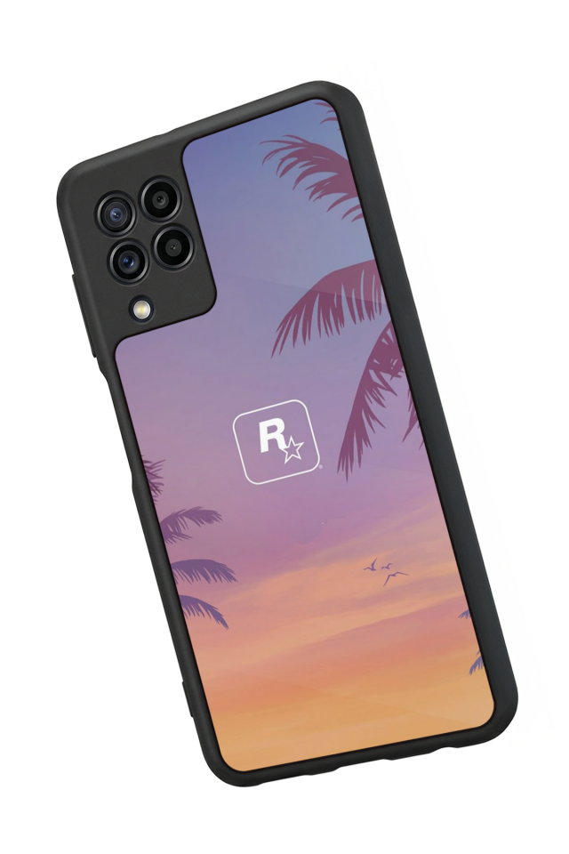 Samsung Galaxy M22 Uyumlu GTA Tasarımlı Glossy Premium Kılıf