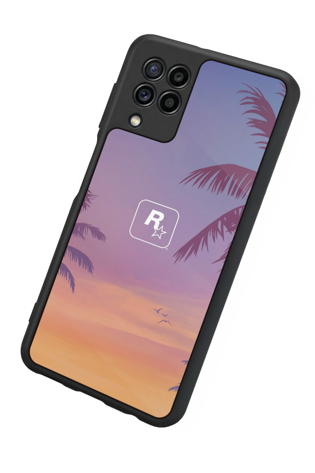 Samsung Galaxy M22 Uyumlu GTA Tasarımlı Glossy Premium Kılıf