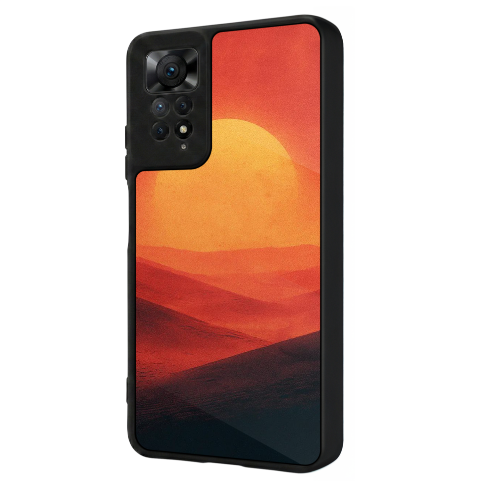 Xiaomi Redmi Note 11 Pro Uyumlu Güneş Tasarımlı Glossy Premium Kılıf