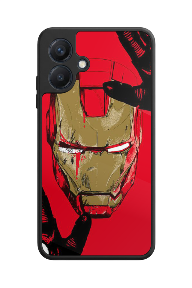 Samsung Galaxy A07 Uyumlu  Iron Man ( Demir Adam ) Tasarımlı Glossy Premium Kılıf