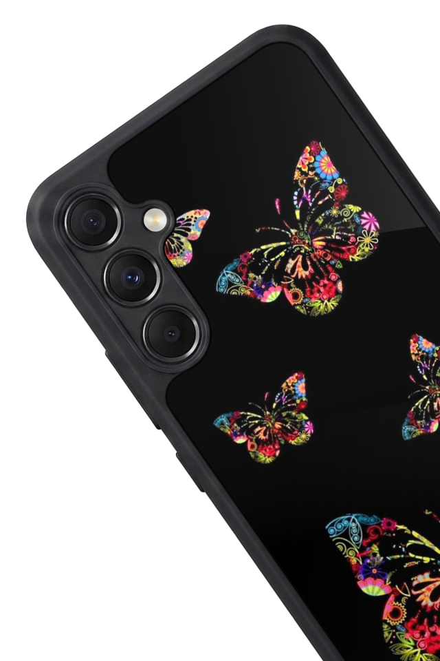 Samsung Galaxy A34 Uyumlu Kelebek Tasarımlı Glossy Premium Kılıf