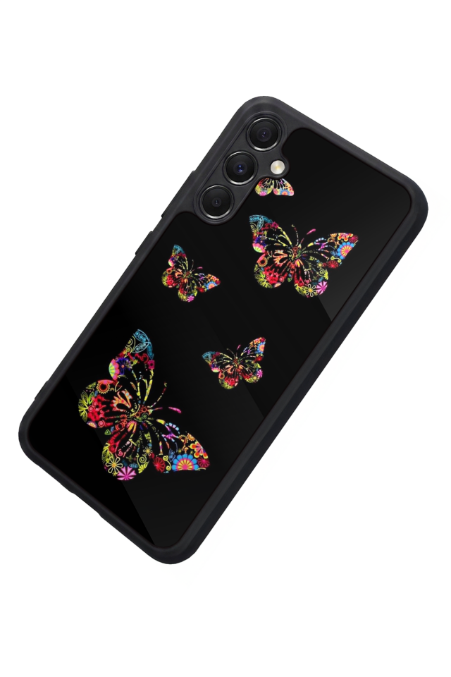 Samsung Galaxy A34 Uyumlu Kelebek Tasarımlı Glossy Premium Kılıf
