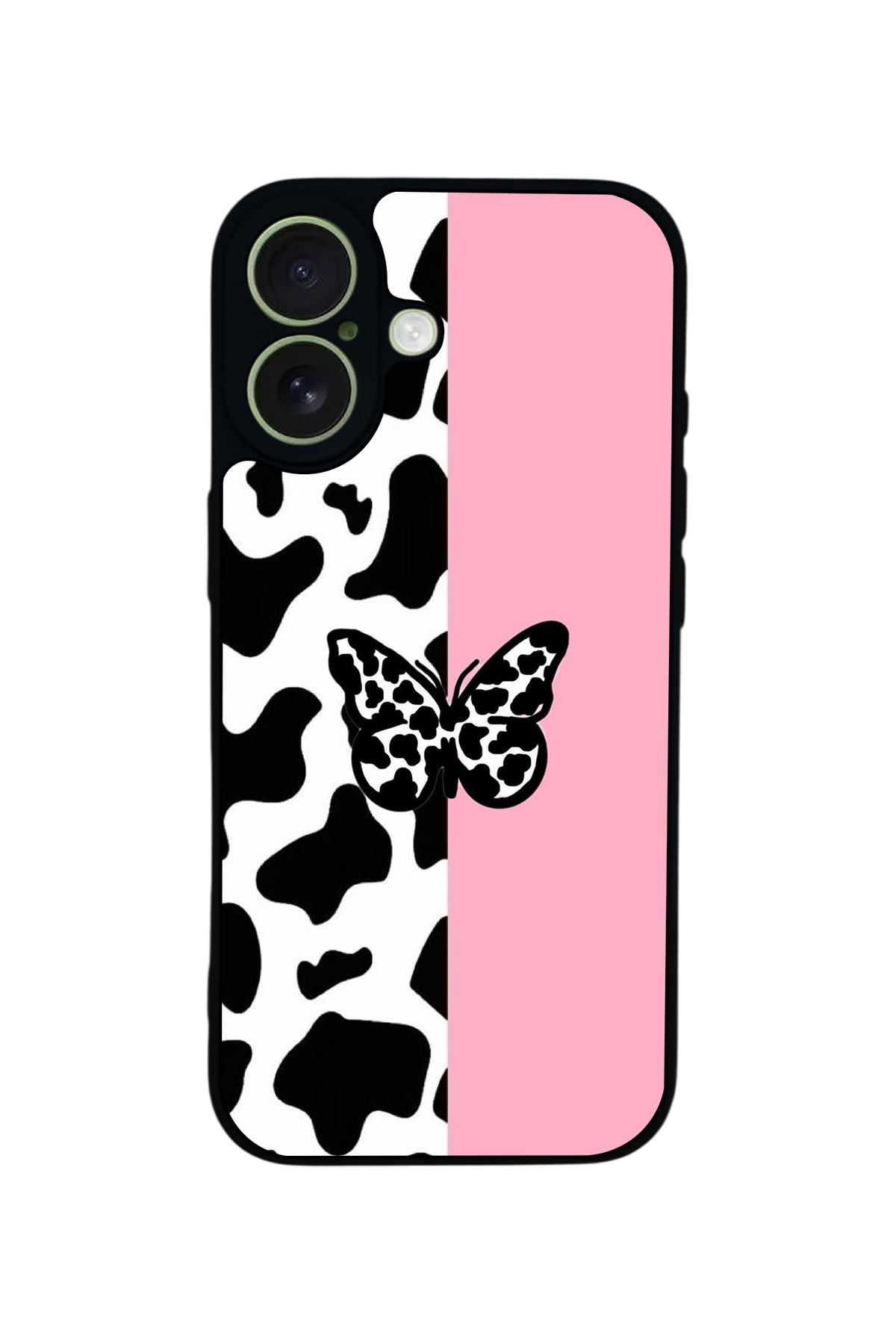 iPhone 17 Uyumlu Kelebek Tasarımlı Glossy Premium Kılıf