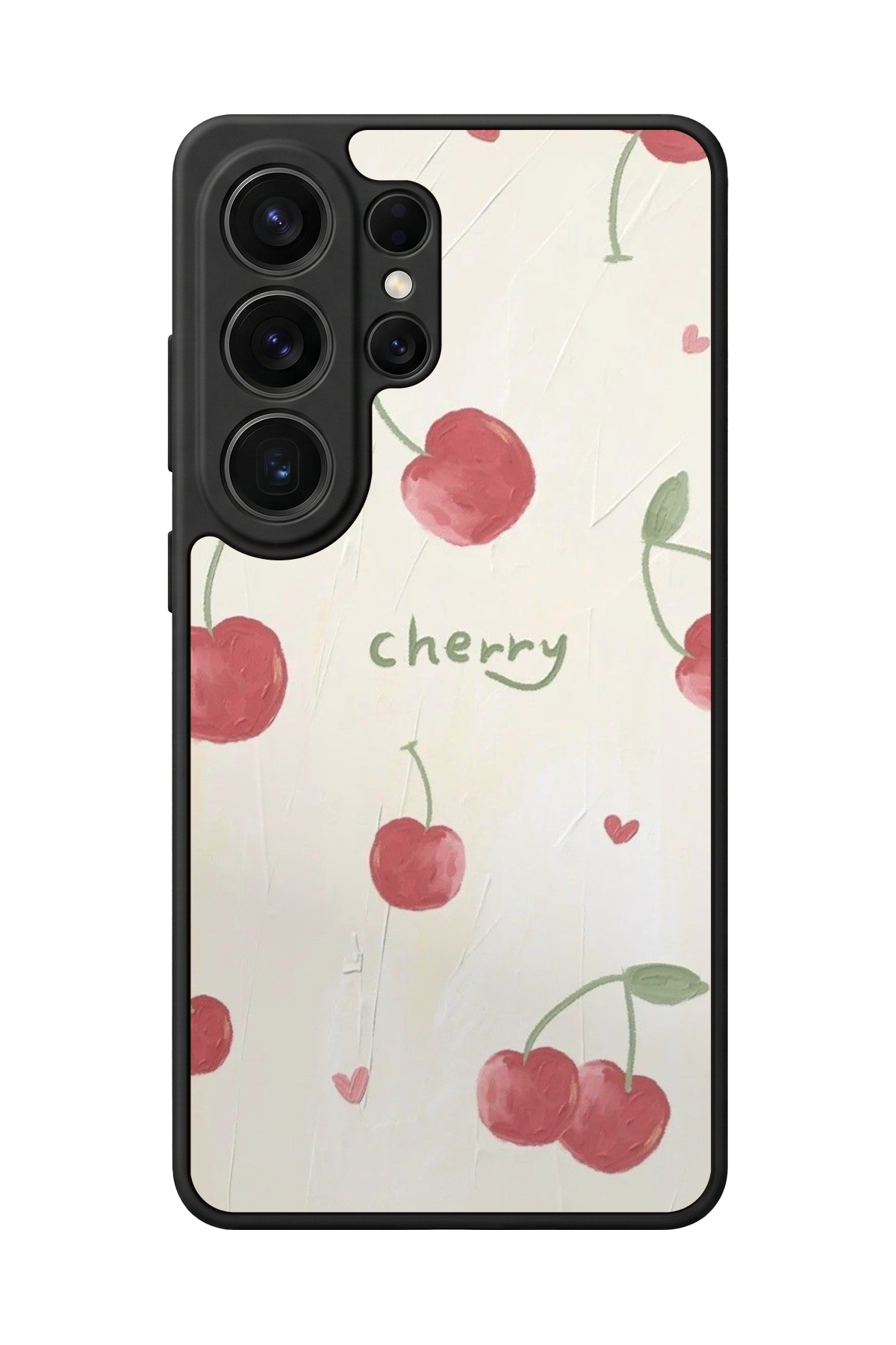 Samsung Galaxy S26 Ultra Uyumlu Kiraz Tasarımlı Glossy Premium Kılıf