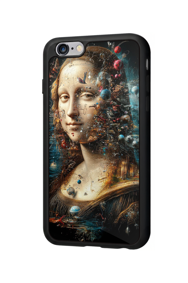 iPhone 6 Plus Uyumlu Monalisa Tasarımlı Glossy Premium Kılıf