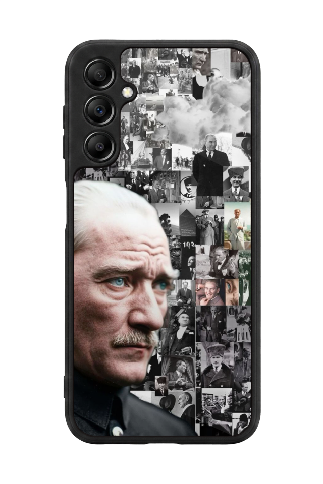 Samsung Galaxy A14 Uyumlu Mustafa Kemal Ataturk Tasarımlı Glossy Premium Kılıf