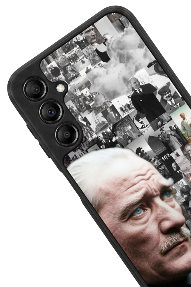 Samsung Galaxy A14 Uyumlu Mustafa Kemal Ataturk Tasarımlı Glossy Premium Kılıf