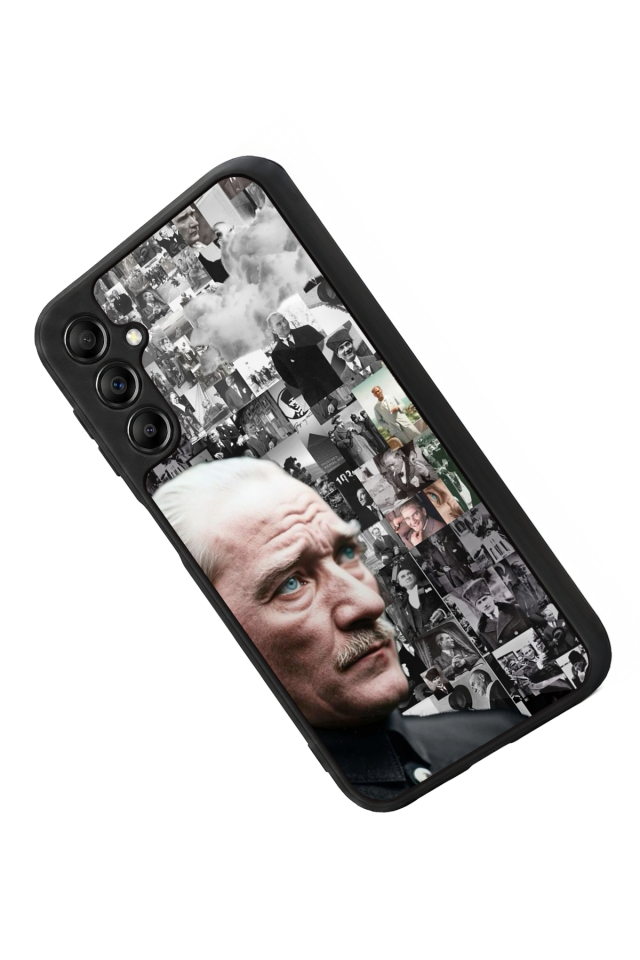 Samsung Galaxy A14 Uyumlu Mustafa Kemal Ataturk Tasarımlı Glossy Premium Kılıf