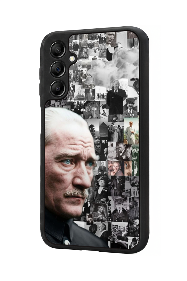 Samsung Galaxy A14 Uyumlu Mustafa Kemal Ataturk Tasarımlı Glossy Premium Kılıf
