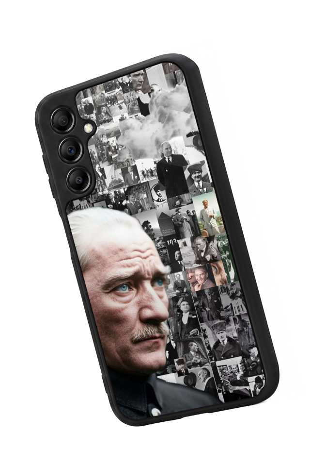 Samsung Galaxy A14 Uyumlu Mustafa Kemal Ataturk Tasarımlı Glossy Premium Kılıf