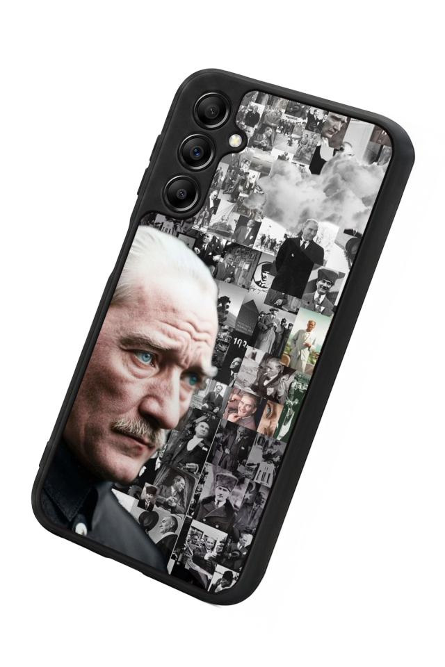 Samsung Galaxy A14 Uyumlu Mustafa Kemal Ataturk Tasarımlı Glossy Premium Kılıf