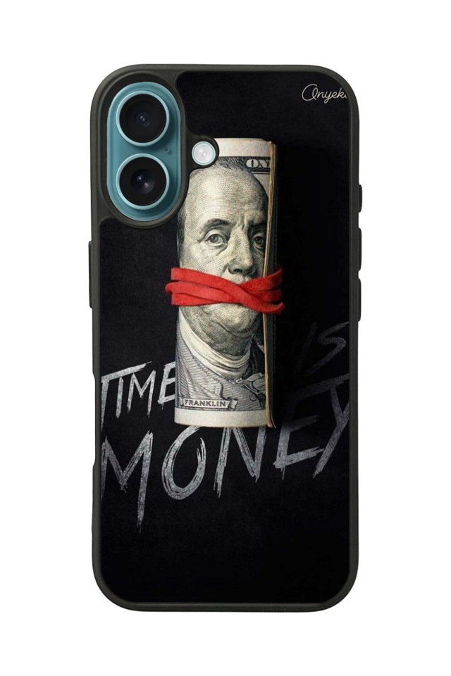 iPhone 16 Uyumlu Para Tasarımlı Glossy Premium Kılıf
