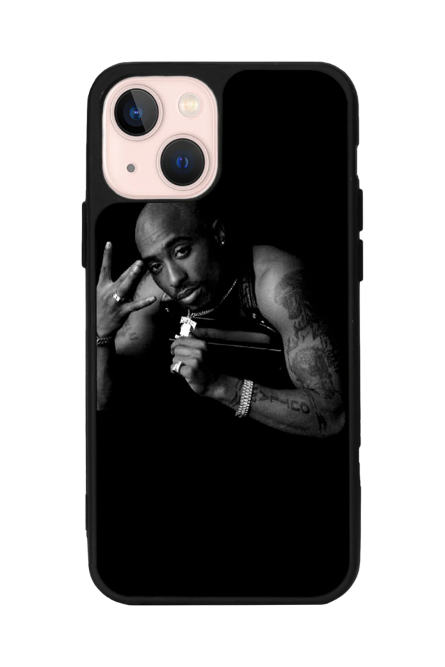 iPhone 13/14 Uyumlu Tupac Tasarımlı Glossy Premium Kılıf