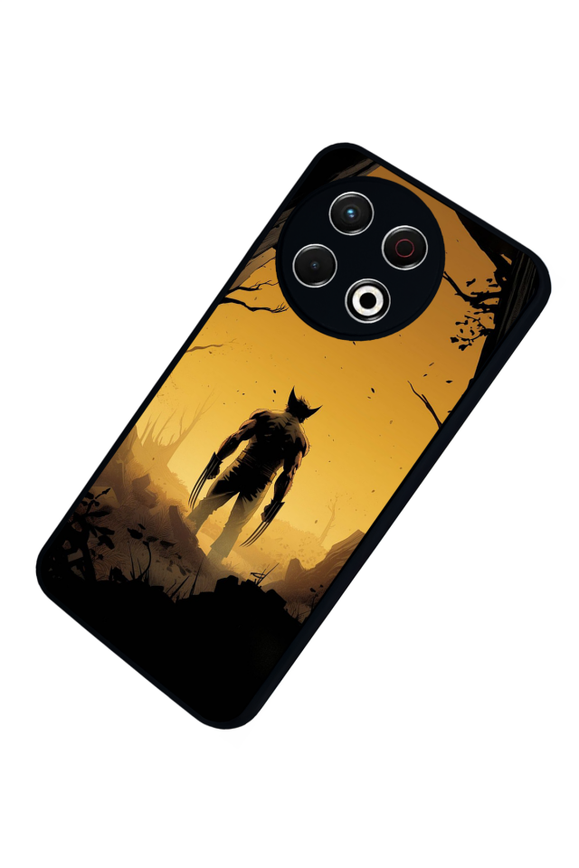 Tecno Spark 30 Pro Uyumlu Wolverine Tasarımlı Glossy Premium Kılıf