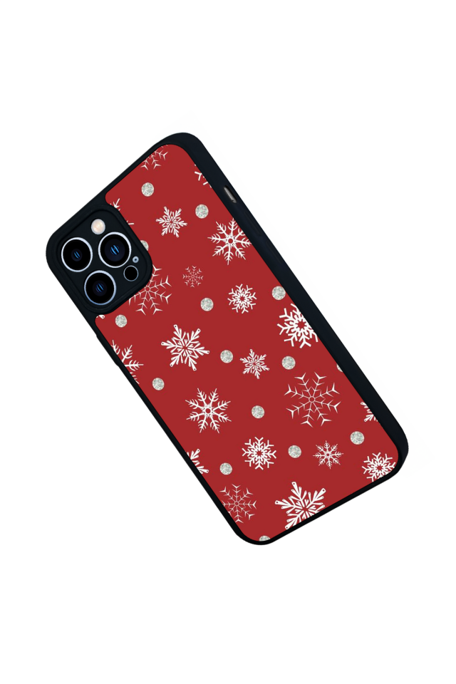 iPhone 12 Pro Max Uyumlu Yilbasi Christmas Tasarımlı Glossy Premium Kılıf