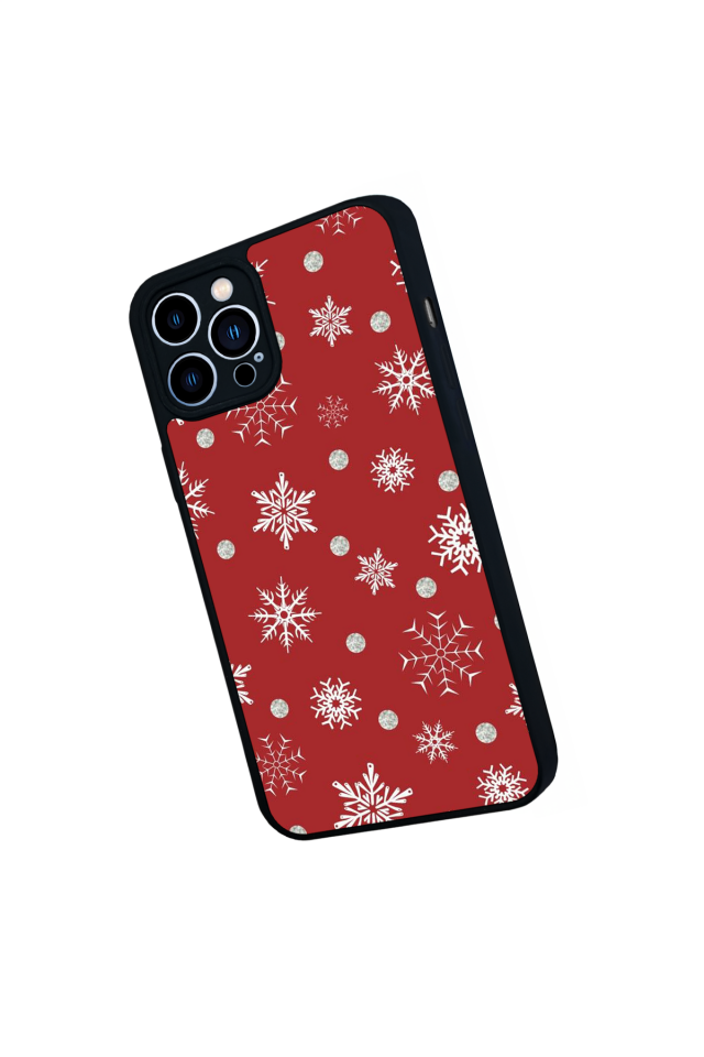 iPhone 12 Pro Max Uyumlu Yilbasi Christmas Tasarımlı Glossy Premium Kılıf