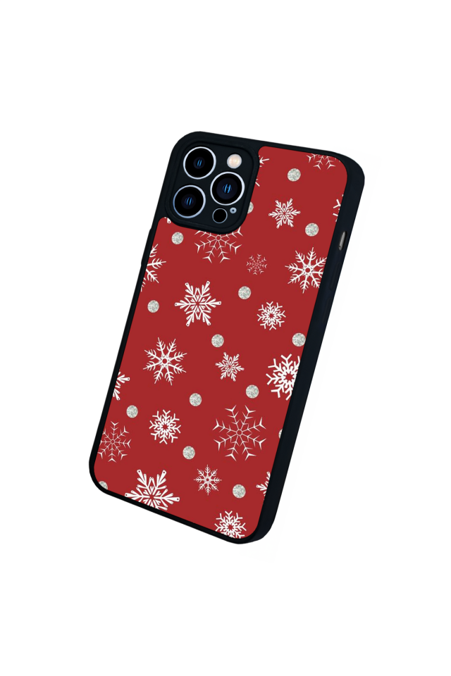 iPhone 12 Pro Max Uyumlu Yilbasi Christmas Tasarımlı Glossy Premium Kılıf