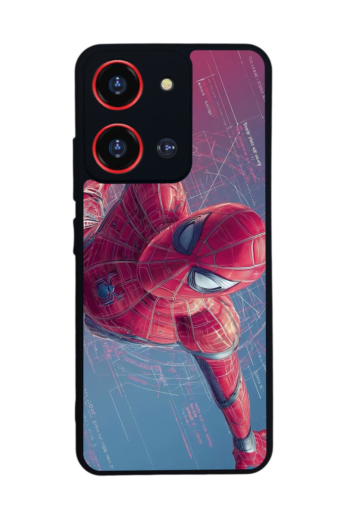 Reeder S19 Max Pro S 108MP Uyumlu Spider Man ( Örümcek Adam ) Tasarımlı Glossy Premium Kılıf