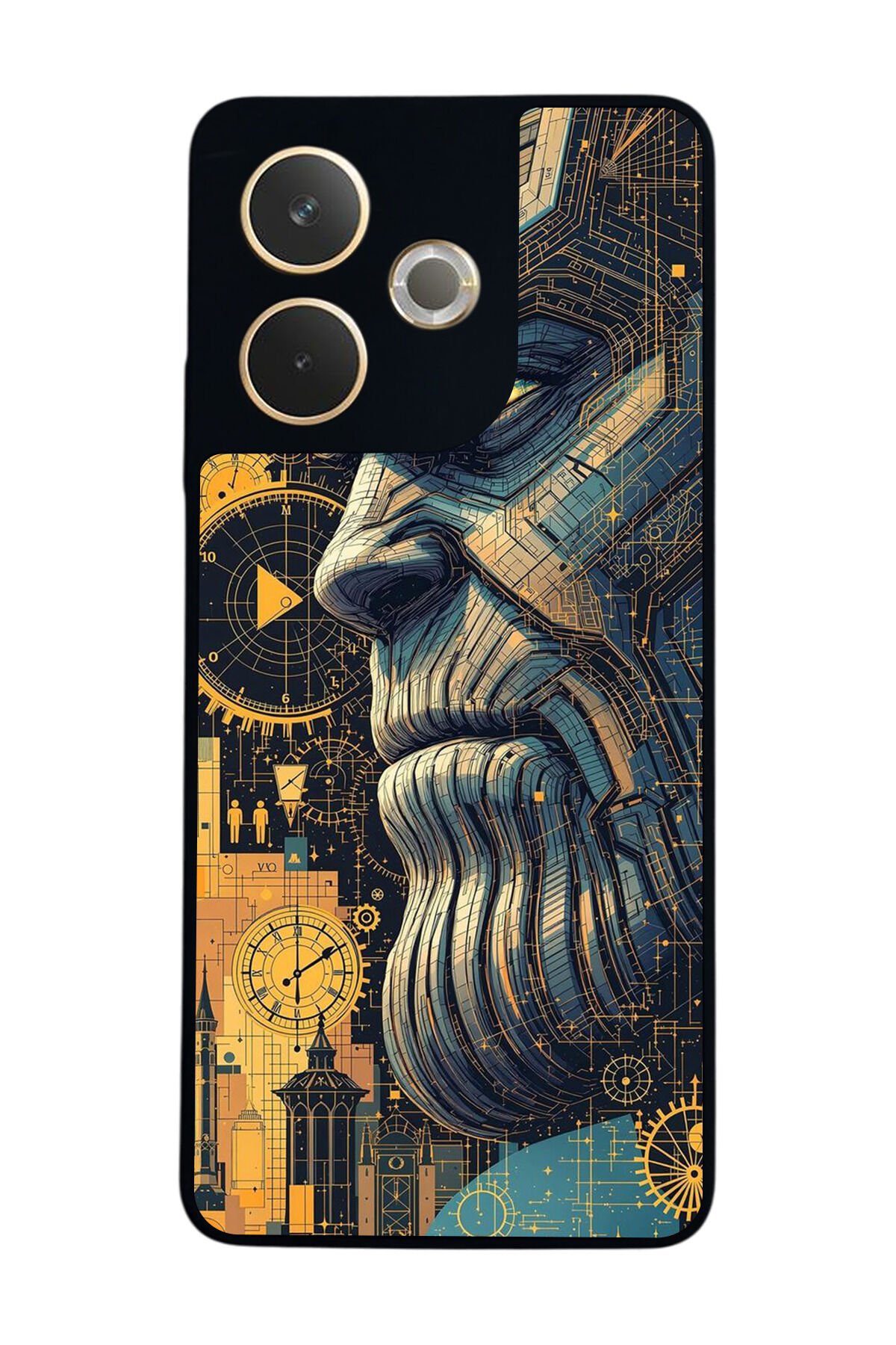 Oppo A5 Pro Uyumlu Thanos Tasarımlı Glossy Premium Kılıf