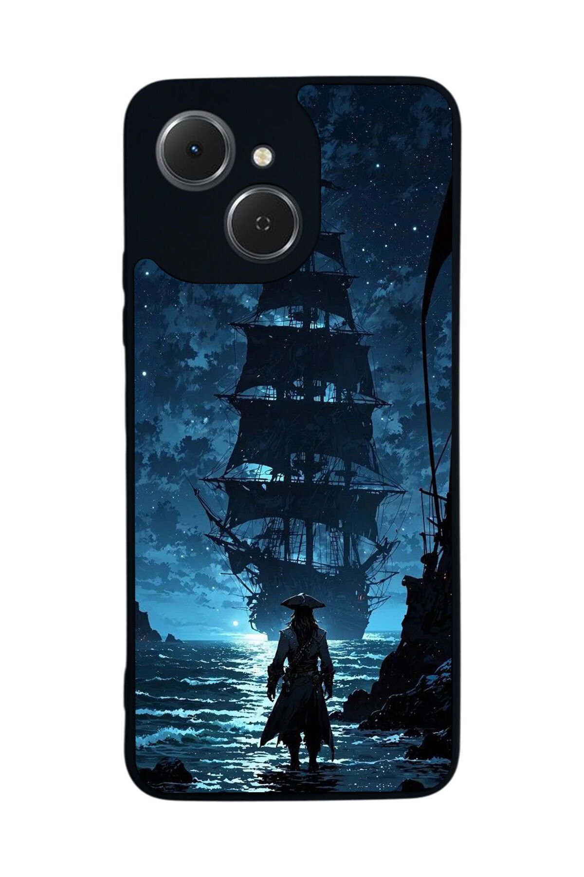 Tecno Spark 40C Uyumlu Korsan Tasarımlı Glossy Premium Kılıf