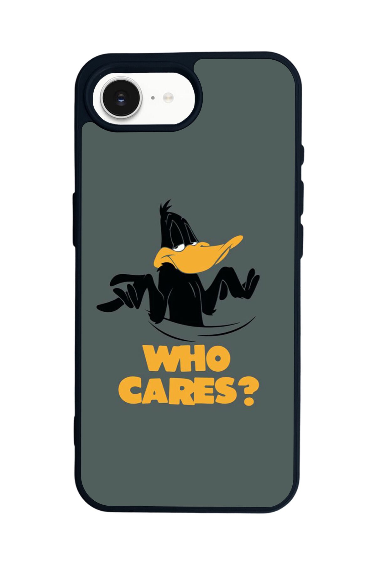 iPhone 16E Uyumlu Daffy duck Tasarımlı Glossy Premium Kılıf
