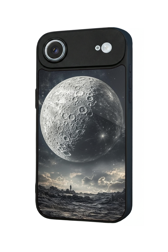 iPhone 17 Air Uyumlu Ay Tasarımlı Glossy Premium Kılıf