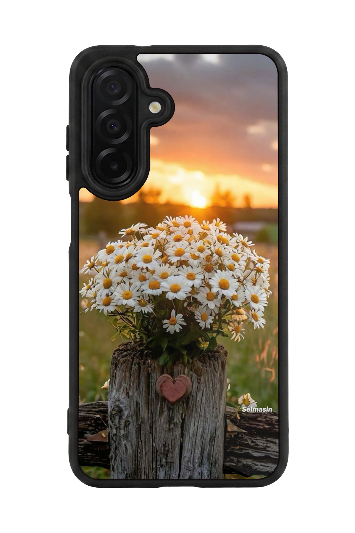 Samsung Galaxy A56 Uyumlu Cicek Tasarımlı Glossy Premium Kılıf