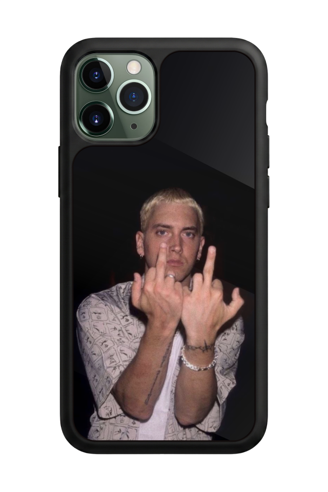 iPhone 11 Pro Max Uyumlu Eminem Tasarımlı Glossy Premium Kılıf