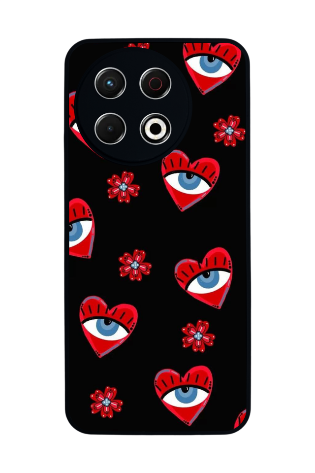 Tecno Spark 30 Pro Uyumlu Göz Tasarımlı Glossy Premium Kılıf