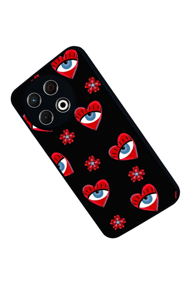 Tecno Spark 30 Pro Uyumlu Göz Tasarımlı Glossy Premium Kılıf