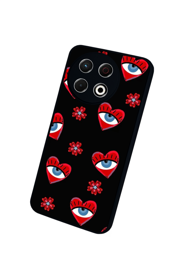 Tecno Spark 30 Pro Uyumlu Göz Tasarımlı Glossy Premium Kılıf