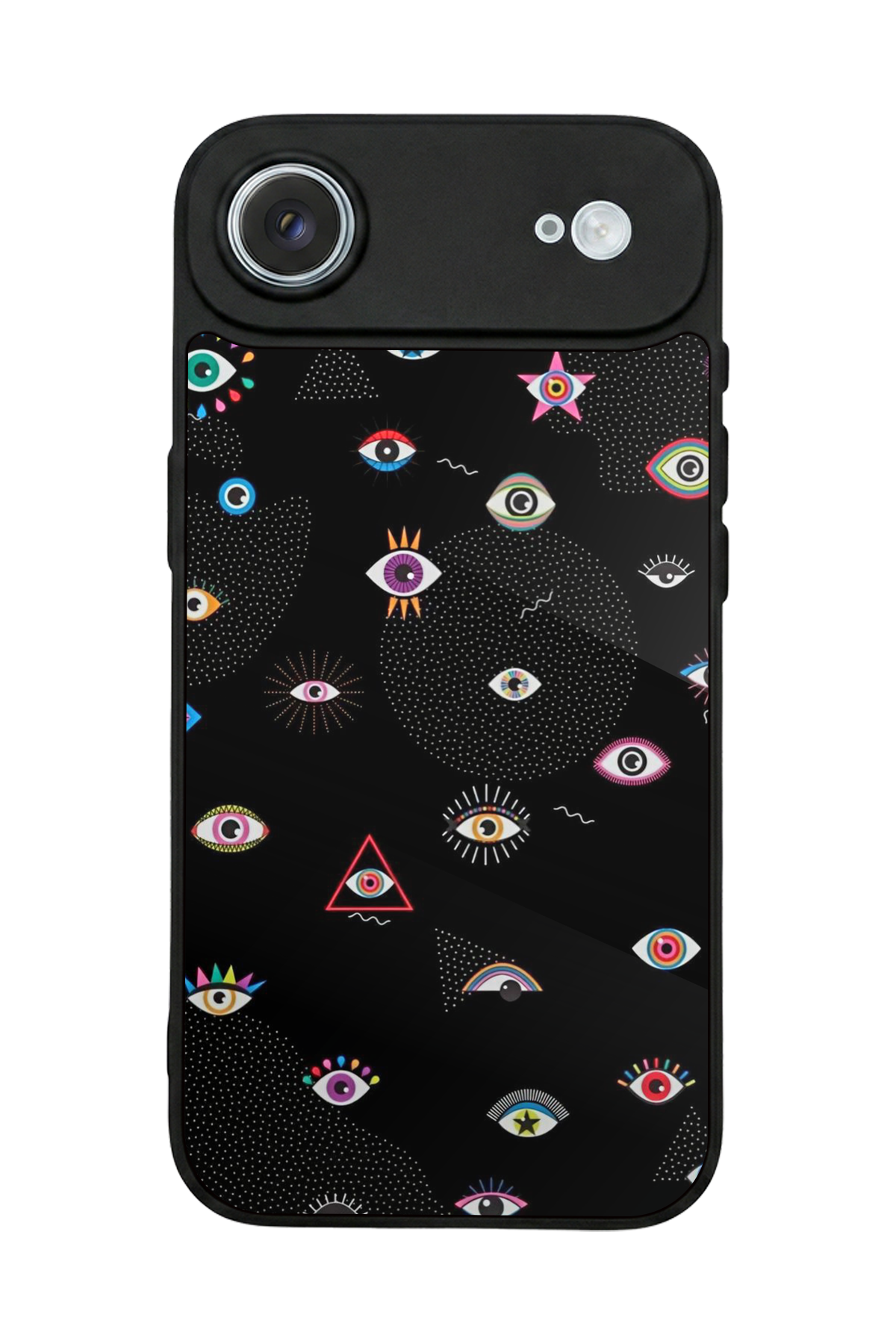 iPhone 17 Air Uyumlu Göz Tasarımlı Glossy Premium Kılıf