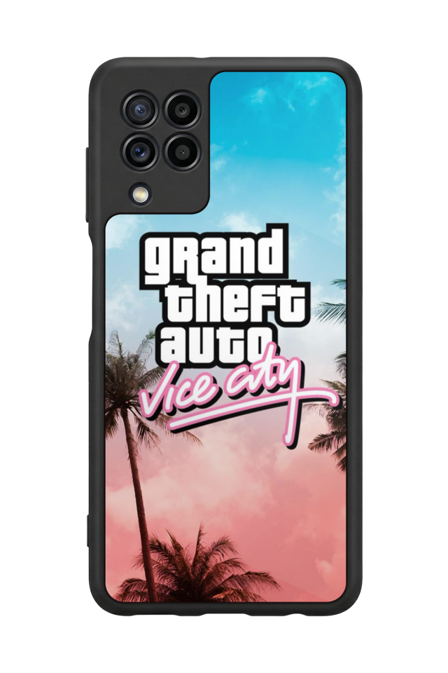 Samsung Galaxy M22 Uyumlu GTA Tasarımlı Glossy Premium Kılıf