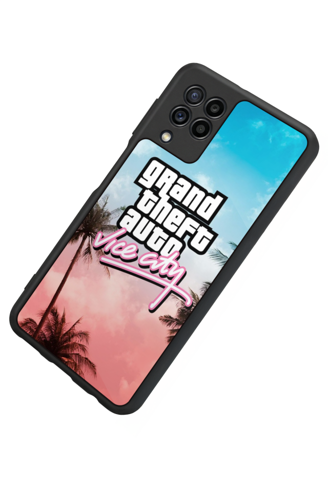 Samsung Galaxy M22 Uyumlu GTA Tasarımlı Glossy Premium Kılıf