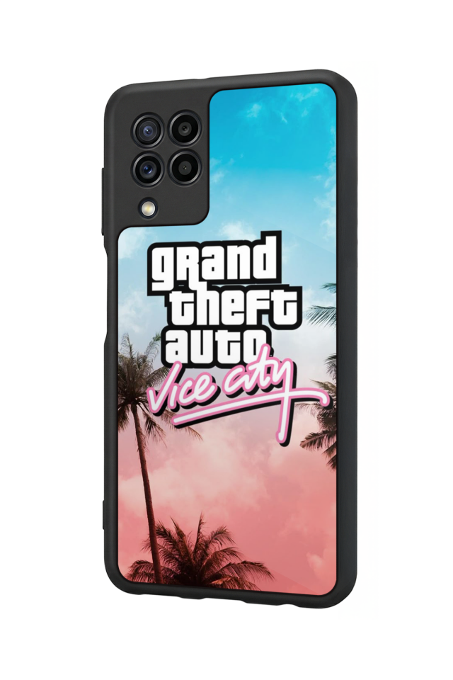 Samsung Galaxy M22 Uyumlu GTA Tasarımlı Glossy Premium Kılıf
