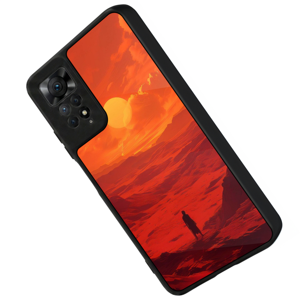 Xiaomi Redmi Note 11 Pro Uyumlu Güneş Tasarımlı Glossy Premium Kılıf