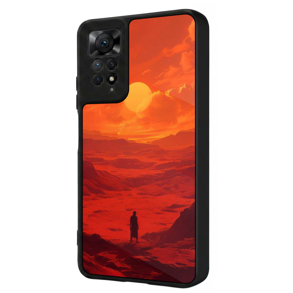 Xiaomi Redmi Note 11 Pro Uyumlu Güneş Tasarımlı Glossy Premium Kılıf