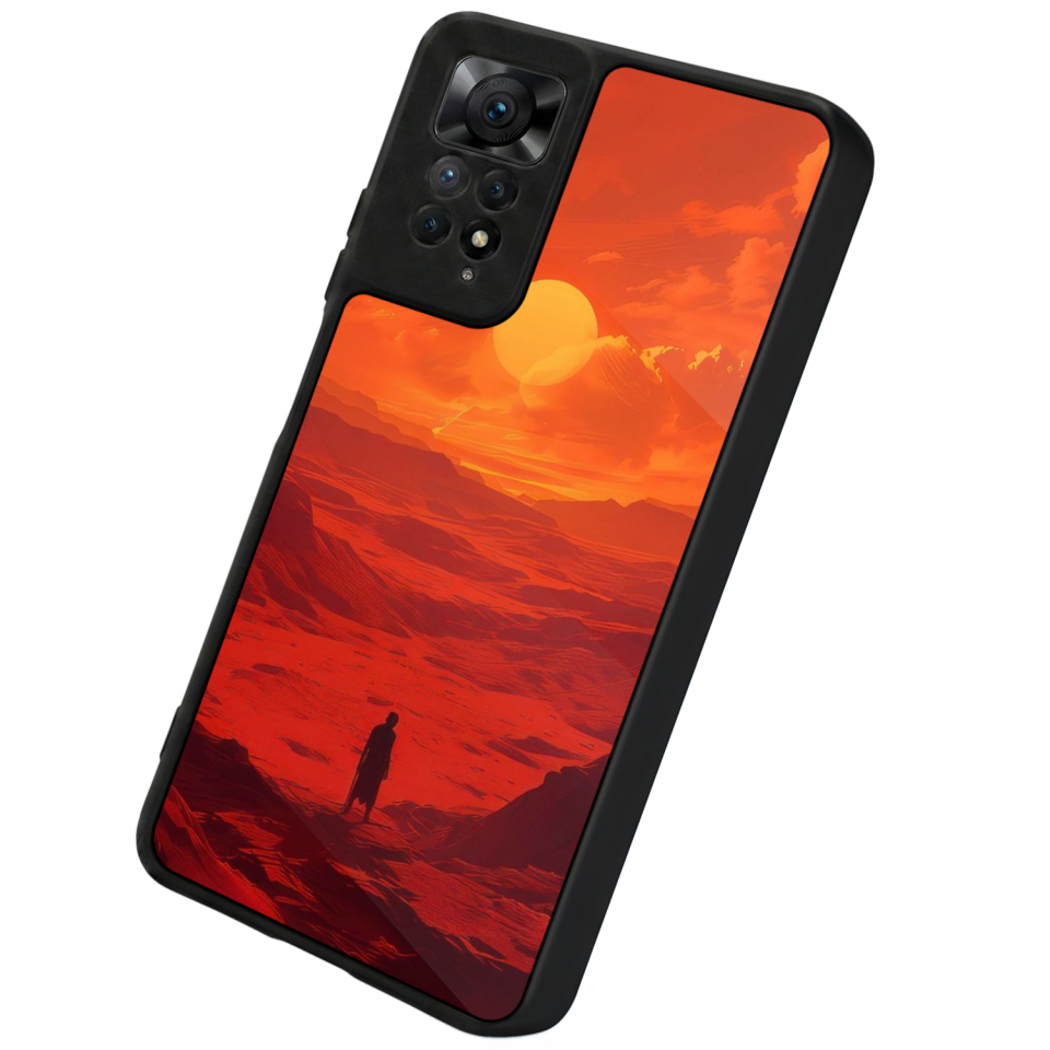 Xiaomi Redmi Note 11 Pro Uyumlu Güneş Tasarımlı Glossy Premium Kılıf