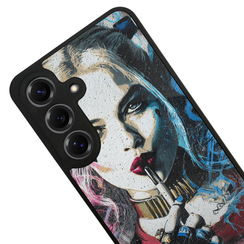 Samsung Galaxy S25 Uyumlu HarleyQueen Tasarımlı Glossy Premium Kılıf