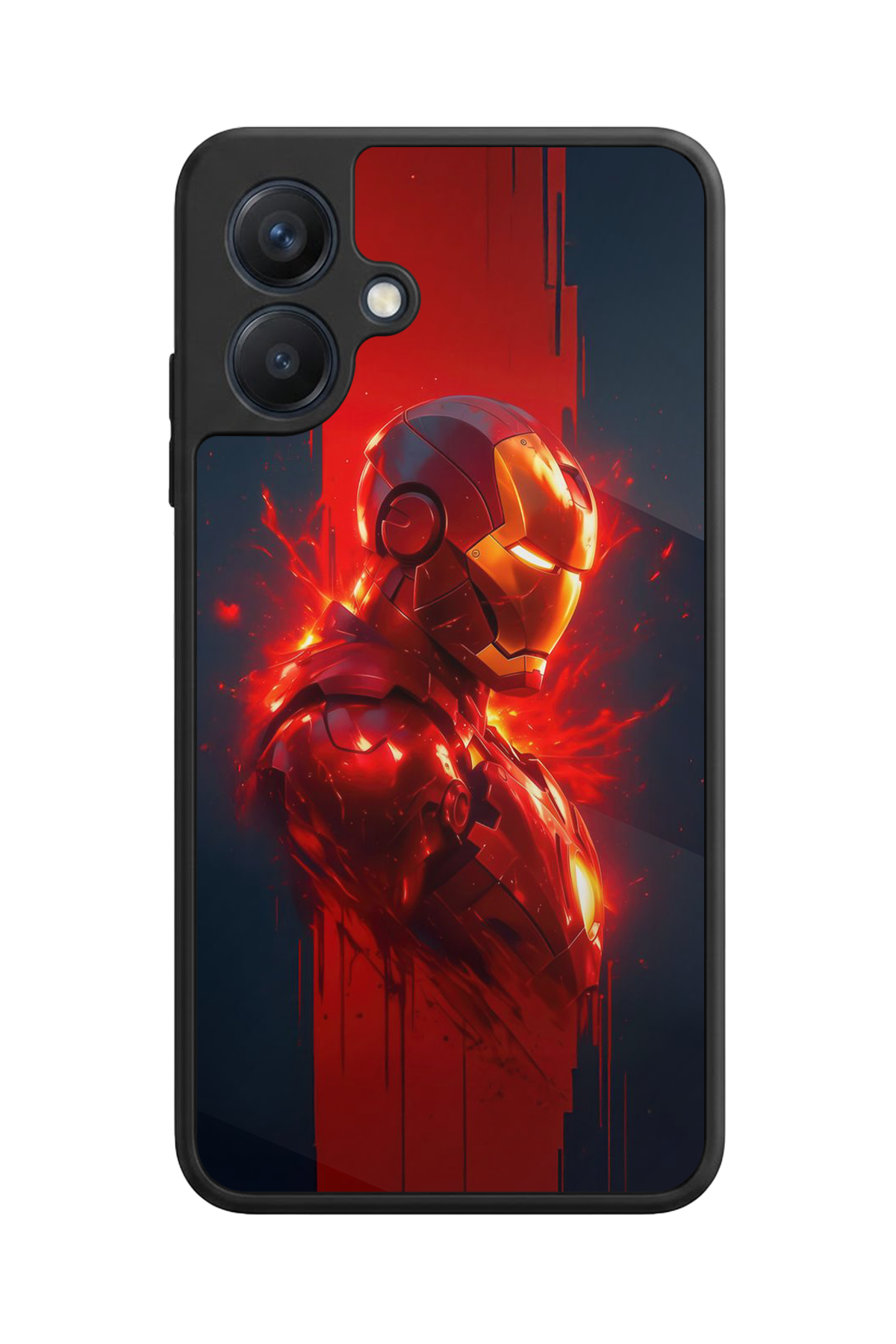 Samsung Galaxy A07 Uyumlu  Iron Man ( Demir Adam ) Tasarımlı Glossy Premium Kılıf