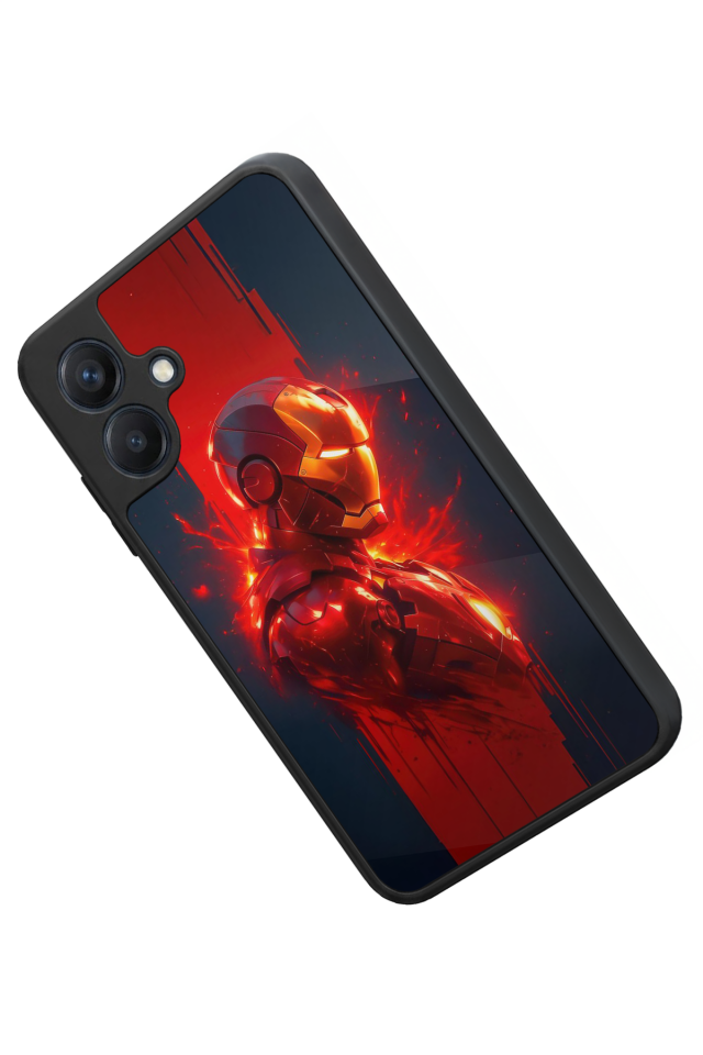 Samsung Galaxy A07 Uyumlu  Iron Man ( Demir Adam ) Tasarımlı Glossy Premium Kılıf