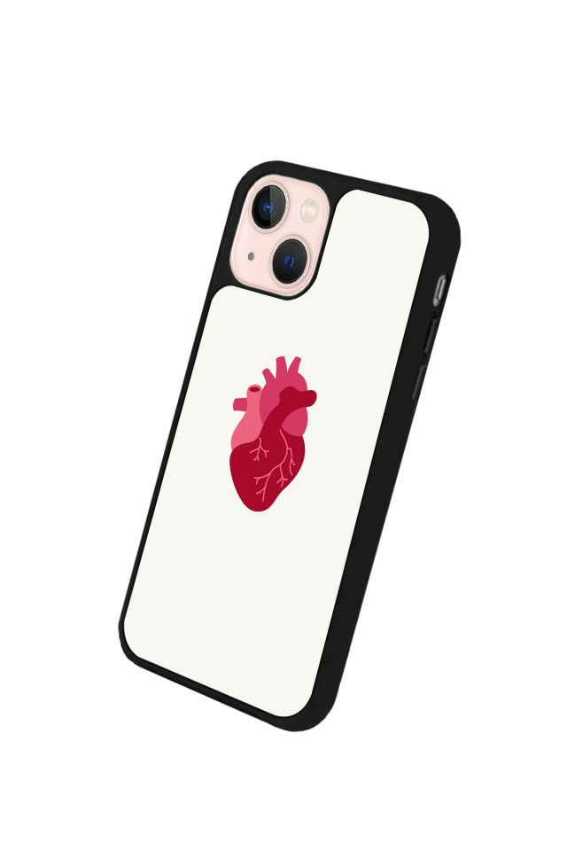 iPhone 15 Uyumlu Kalp Love Tasarımlı Glossy Premium Kılıf